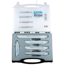 Coffret de 25 lames de scie sabre