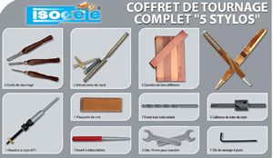 Coffret de tournage 5 stylos