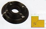 Porte-outils pour bouvetage d'angle 45� auto'serrant
