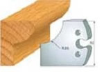 Couteau Fisch Ht50 1/4 de rond de 25 mm