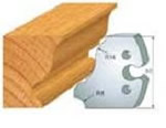 Couteau Fisch Ht50 Grande doucine � cong� sym�trique � cong� 1/4 de rond