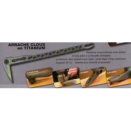 Arrache clous en TITANIUM