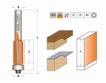 Fraise  affleurer - carbure - roulement CMT Orange tools