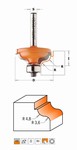 Fraise pour moulures dcoratives avec feuillure - carbure - roulement CMT Orange tools