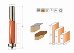 Fraise  affleurer multifonctions - carbure - roulement CMT Orange tools
