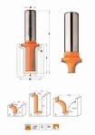 Fraise profile  arrondir - carbure CMT Orange tools