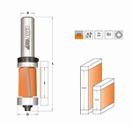 Fraise  affleurer - carbure - double roulement CMT Orange tools