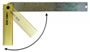 Equerre à onglet pliante 300mm Outifrance