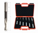 Coffret 6 mches  mortaiser coupe hlicodale avec brise copeau PRO CMT Orange Tools