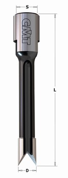 Mèche à mortaiser carbure pour défonceuse - M12x1 CMT
