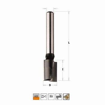 Fraise à jointer avec face plat joint avec plaquettes reversibles