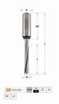 Mèche à tourillonner carbure micrograin borgne pour panneau – 70 mm - Xtreme CMT Orange Tools