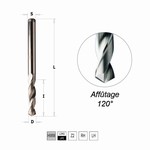Mèche carbure micrograin débouchant 120 degrés CMT Orange Tools