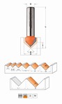 Fraise  rainurer en V 90 degrs - carbure CMT Orange tools