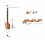 Fraise  affleurer avec tranchants combins - carbure CMT Orange tools