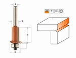 Fraise  affleurer et rainurer en V - carbure - roulement CMT Orange tools