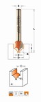 Fraise profilée - carbure - rayon 5 mm CMT Orange tools