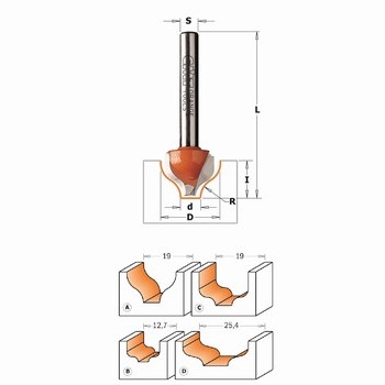 CMT Orange Tools 912.080.11 – Fraise droite HWM s 8 d 8 x 30 - Kits  d'accessoires pour outillage électroportatif - Achat & prix