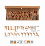 Coffret de 26 fraises à défoncer - carbure CMT Orange tools