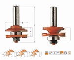 Jeux de fraises pour joints profil - contre-profil - carbure - roulement CMT Orange tools