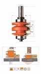 Jeux de fraises pour joints profil - contre-profil - carbure - roulement CMT Orange tools