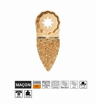 Plateau de ponage 80 mm  concrtion carbure  Maon Starlock