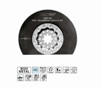 Lame segmente 85 mm  Bois et mtal  Starlock