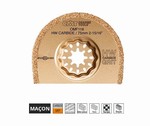 Lame segmentée à concrétion 75 mm 2,2 mm carbure – Maçon– Starlock CMT Orange Tools