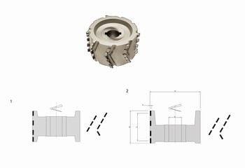 Calibreurs diamant pour plaqueuse de chants asymtriques Forezienne