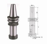 Arbre porte-fraise ISO30  couronne crante pour machine SCM Elbe