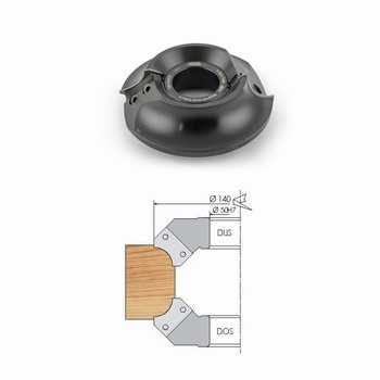 Porte-outils  de rond  plaquettes  Alsage 50 mm