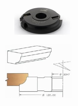 Porte-outils  de rond  plaquettes  Alsage 30 mm