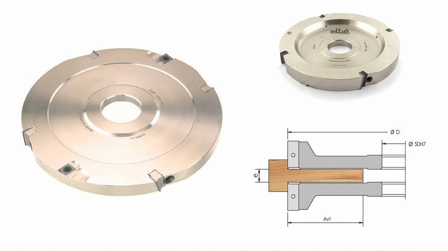 Porte-outils - ELBE PS122090 - à surfacer - Ø 80 x Q20 mm