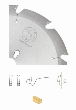 Lame circulaire carbure denture trapzodale pour grand dbit bois  Stationnaire Forzienne