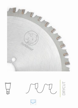 Lame circulaire carbure denture DRYCUT pour mtaux et plastique Forzienne