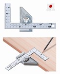 Équerre 150 mm avec butée réglable Shinwa