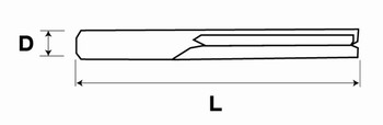 Mche  mortaiser droite HSS standard