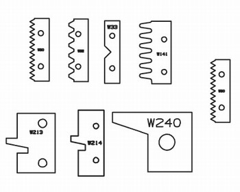 Plaquettes carbure bouvetage pour porte outils de toupie ELBE