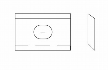 Plaquettes carbure adaptables un trou pour machines OERTLI