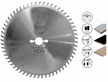 Lame scie circulaire carbure denture gouge 10 pour mise  format panneaux