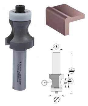 Mche pour coin suprieur + guide  bille ''TEFLON''  Carbure micrograin