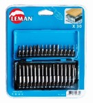 Coffret 30 embouts de vissage Leman