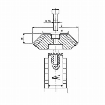 Porte-outils coupe d'onglet 45