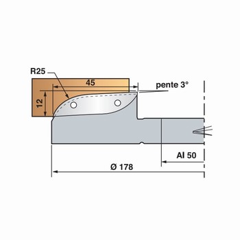 Porte-outils plate-bande