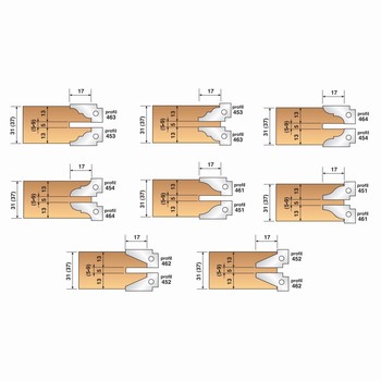 Boite de 10 plaquettes rversibles au carbure 7,5x12x1,5 mm