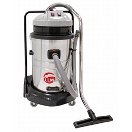 Aspirateur eau et poussire INOX + chariot 70L