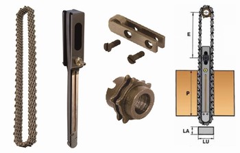 Chane, guide, pices de rechanges pour mortaiseuse RYOBI CM40 et MILWAUKEE CM100 STANDARD INTERNATIONAL