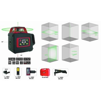 Laser honrizontal et vertical rotatif vert - 400M