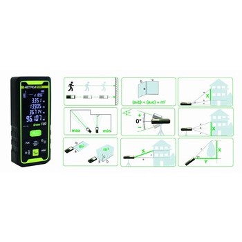 Tlmtre laser vert - 100 m IP54