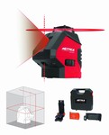 Niveau automatique laser rouge 360 degrs - 1 vertical,2 points  15,20 m Metrica